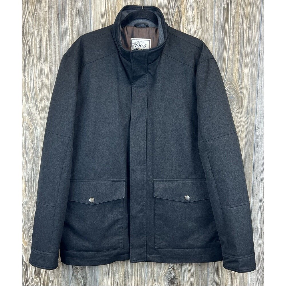Jos. A. Bank 1905 Collection Twill Black Field‎ Jacket Men’s XXL Business Casual
